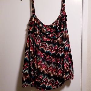 Pure Energy (Target) Tank with bust Ruffle detail